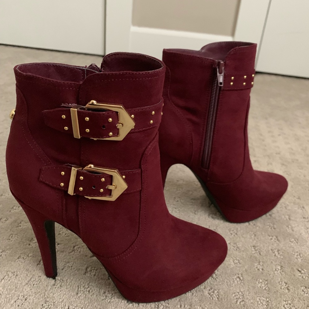 GUESS platform booties. Sassy! Fun!